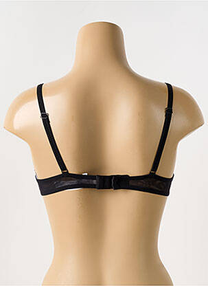 Sutien efect material satinat sutien cupe întregi cu decolteu înalt negru CHANTELLE femeie