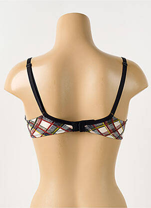 Sutien broderie sutien cupe întregi cu decolteu înalt negru PASSIONATA femeie