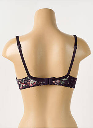 Sutien efect material satinat violet PIEGE femeie