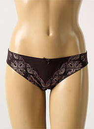 Chilot efect material satinat maro CHANTELLE femme