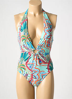 Costum de baie dintr-o singură piesă albastru OLYMPIA femeie