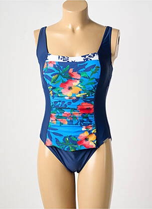 Costum de baie dintr-o singură piesă elasticitate top sutien modelat albastru SUNMARIN femeie