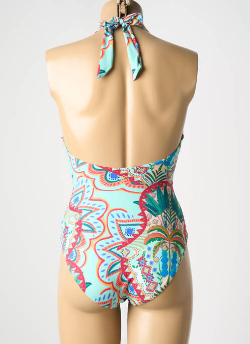 Costum de baie dintr-o singură piesă albastru OLYMPIA femeie