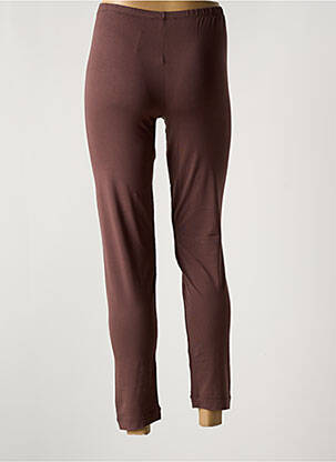 Pantalon 7/8 talie elastică maro COTTON CLUB femeie