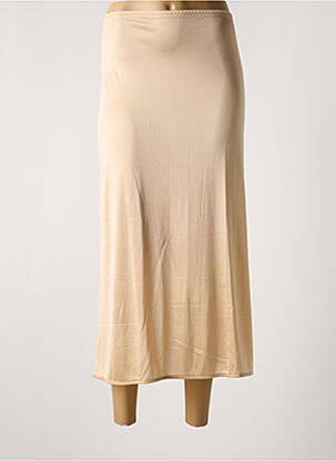 Jupon/fond de rochie talie elastică culoare piersică CHIARO SCURO femeie