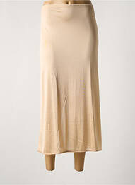 Jupon/fond de rochie talie elastică piele CHIARO SCURO femeie