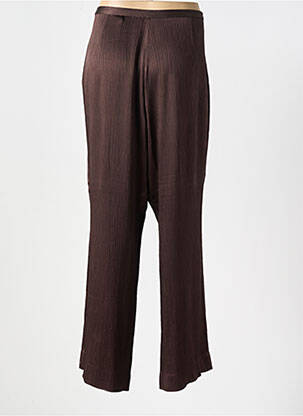 Pantalon drept mărime normală mărime normală maro UN JOUR AILLEURS femeie