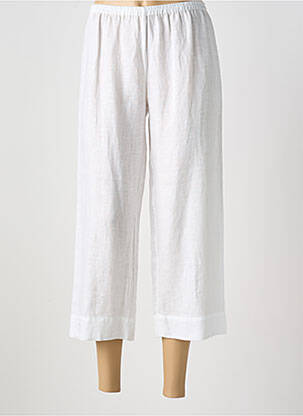 Pantalon 7/8 alb VIVIS femeie