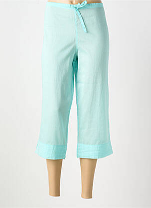 Pantalon trei sferturi albastru MANUEL CANOVAS femeie