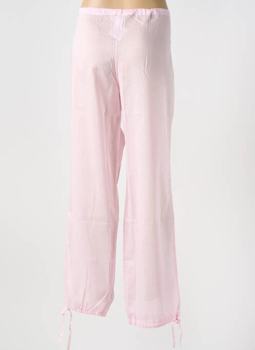 Pantalon larg roz MANUEL CANOVAS femeie