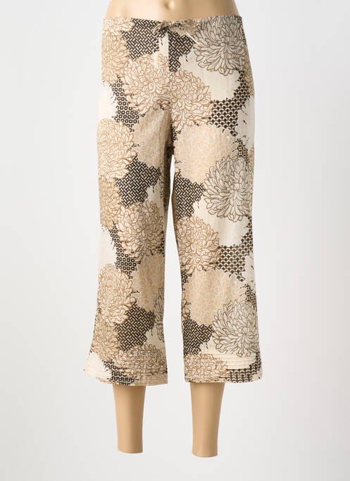 Pantalon trei sferturi bej MANUEL CANOVAS femeie