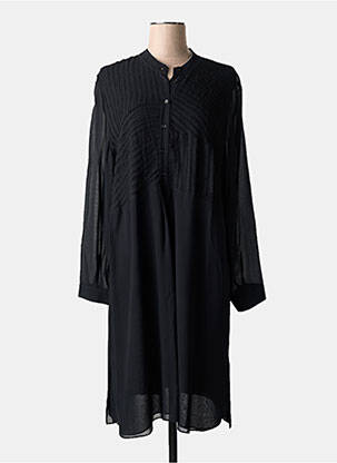 Rochie midi croială fluidă mâneci lungi negru MARYAN MEHLHORN femeie