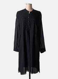 Rochie midi croială fluidă mâneci lungi negru MARYAN MEHLHORN femme