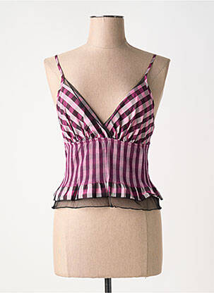 Top violet CHIARO SCURO femeie