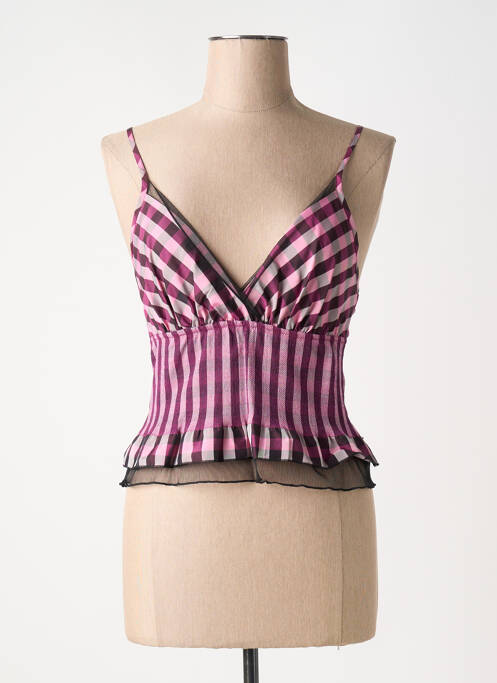 Top violet CHIARO SCURO femeie