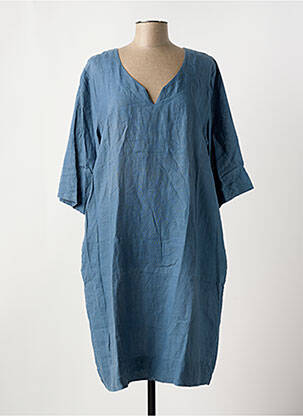 Rochie midi albastru VIVIS femeie