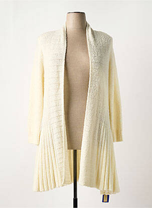 Vestă cu mâneci lungi alb ESCOLA femeie