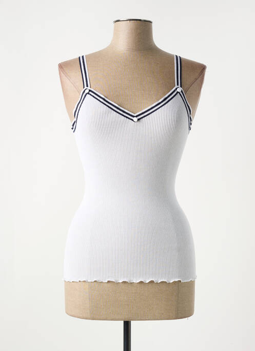 Top/Caraco alb LISANZA femeie