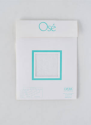 Colanți alb OSÉ femeie