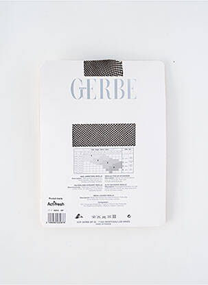 Colanți țesătură plasă maro GERBE femeie