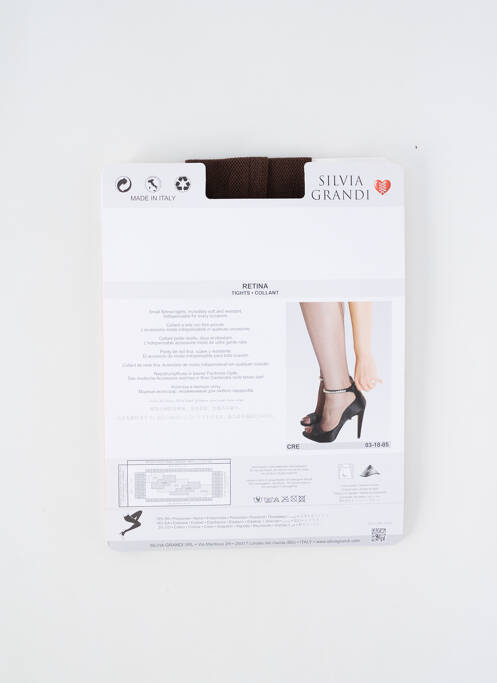 Colanți maro SILVIA GRANDI femeie