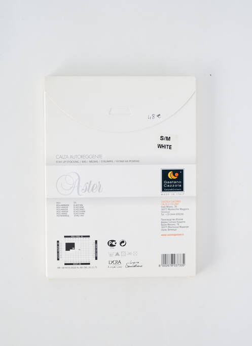 Colanți alb GAETANO CAZZOLA femeie