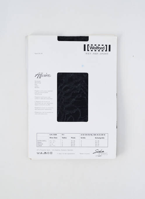 Colanți negru WOLFORD femeie