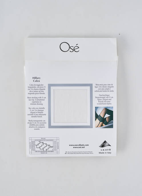 Colanți alb OSÉ femeie