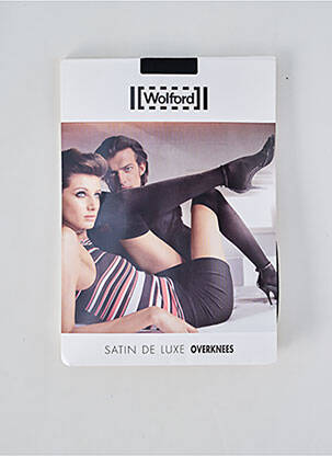 Șosete țesătură opacă negru WOLFORD femeie