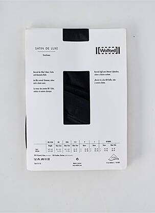 Șosete țesătură opacă negru WOLFORD femeie