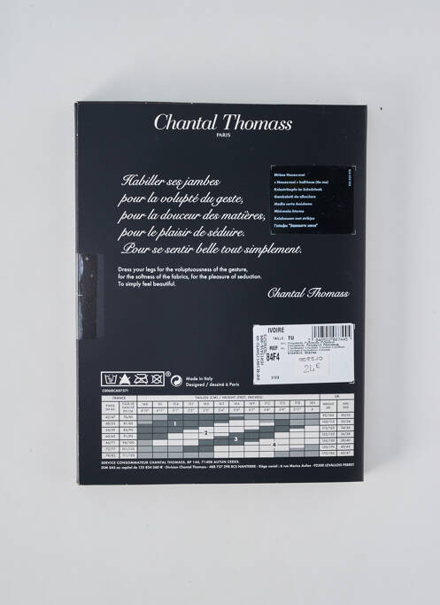 Colanți alb CHANTAL THOMASS femeie