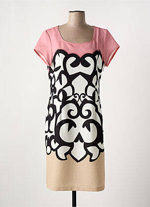 Rochie midi roz DIVAS femeie