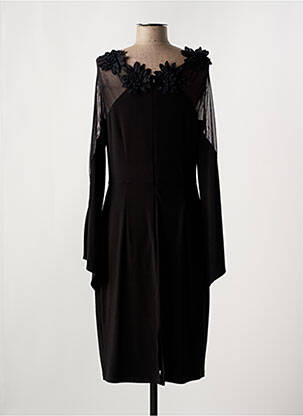 Rochie midi mâneci lungi mâneci lungi negru FRANK LYMAN femeie