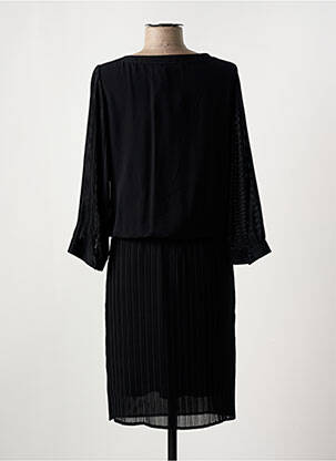 Rochie midi țesătură crep mâneci lungi negru BETTY BARCLAY femeie