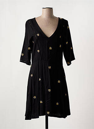 Rochie midi mâneci 3/4 mâneci 3/4 negru MAMOUCHKA femeie