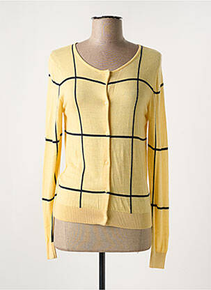 Vestă cu mâneci lungi galben J & W femeie