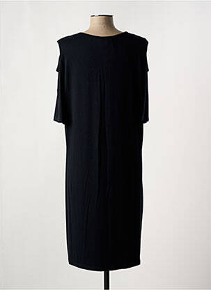 Rochie midi imprimeu fantezie mâneci scurte negru JEAN MARC PHILIPPE femeie