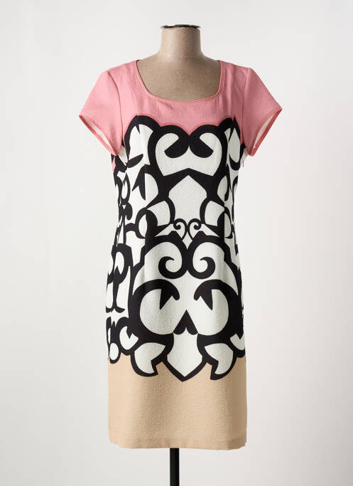 Rochie midi roz DIVAS femeie