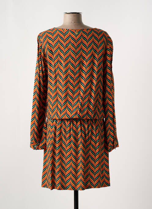 Rochie midi portocaliu LE PETIT BAIGNEUR femeie