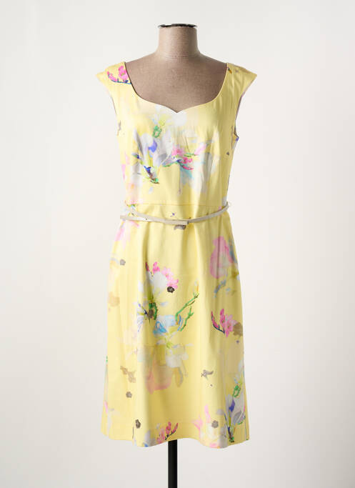 Rochie midi galben COMMA, femeie