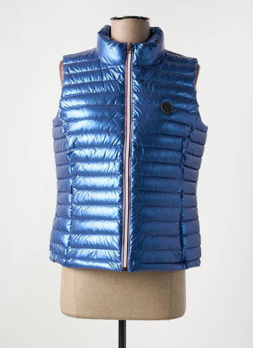 Geacă matlasată buzunare fără glugă albastru MARINE DE SAVOIE femme