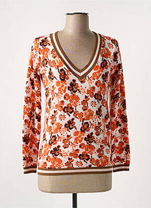 Pulover portocaliu LEO & UGO femeie