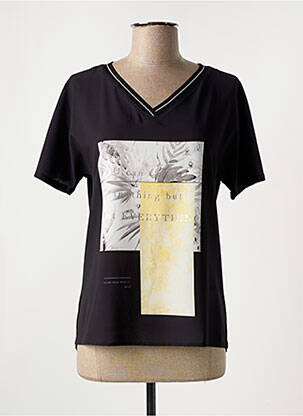 Tricou mâneci lungi mâneci lungi negru COMMA, femeie