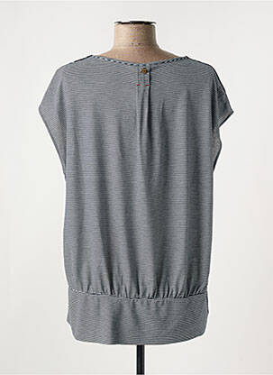 Tricou imprimeu fantezie mâneci scurte albastru THALASSA femeie