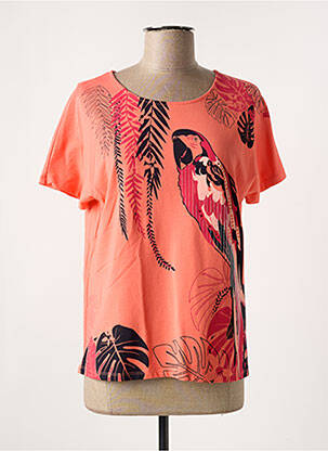 Tricou serigrafie mâneci scurte portocalie GERRY WEBER femeie