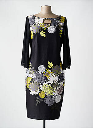 Rochie midi mâneci 3/4 mâneci 3/4 negru JOSEPH RIBKOFF femeie