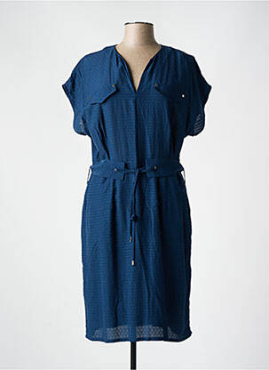 Rochie midi albastru EVA KAYAN femeie