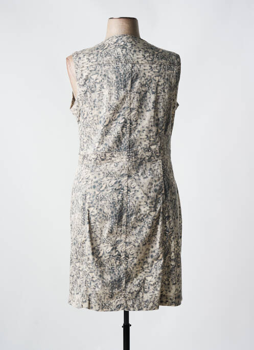 Rochie midi gri EVA KAYAN femeie