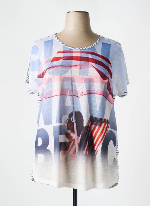 Tricou albastru SAMOON femeie