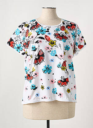 Tricou alb LEO & UGO femeie